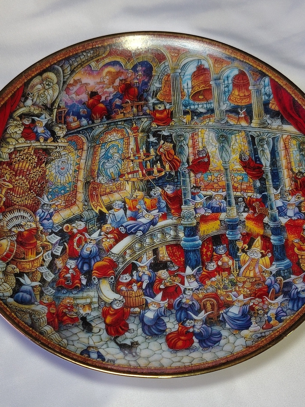"Holy Cats" Decorative Plate